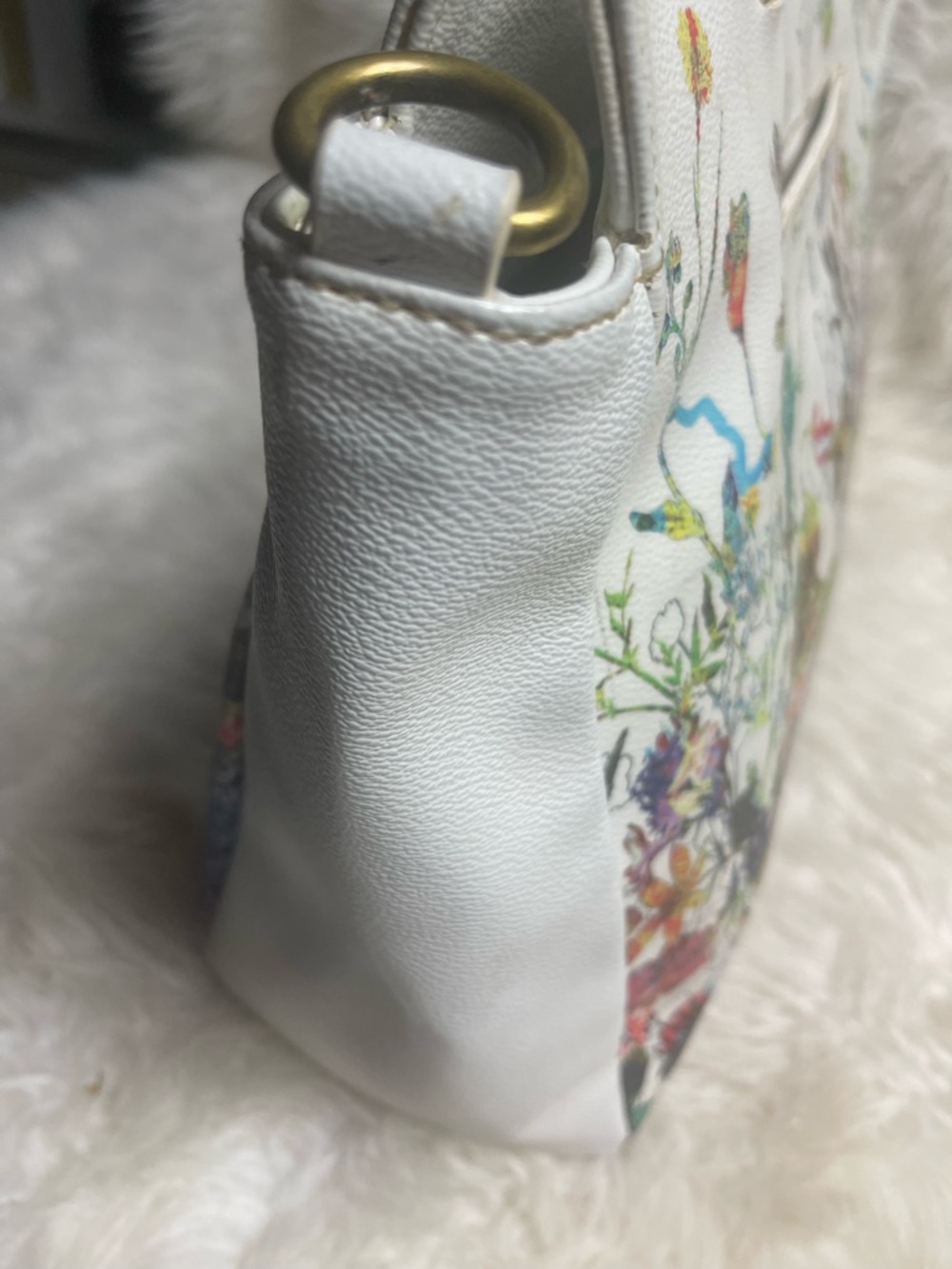The SAK synthetic White Floral Print Tote Bag - Elegant Everyday Carry - Picture 8 of 10